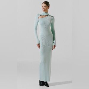 Baobab Collection One Shoulder Mint Dress